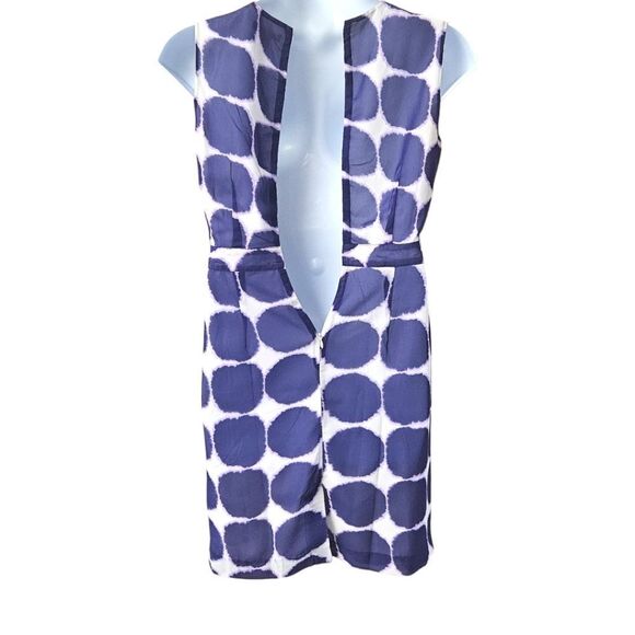 BANANA REPUBLIC Women's Sleeveless Surplice V- Neck Sheath dress Size 8 NWT - Picture 6 of 11